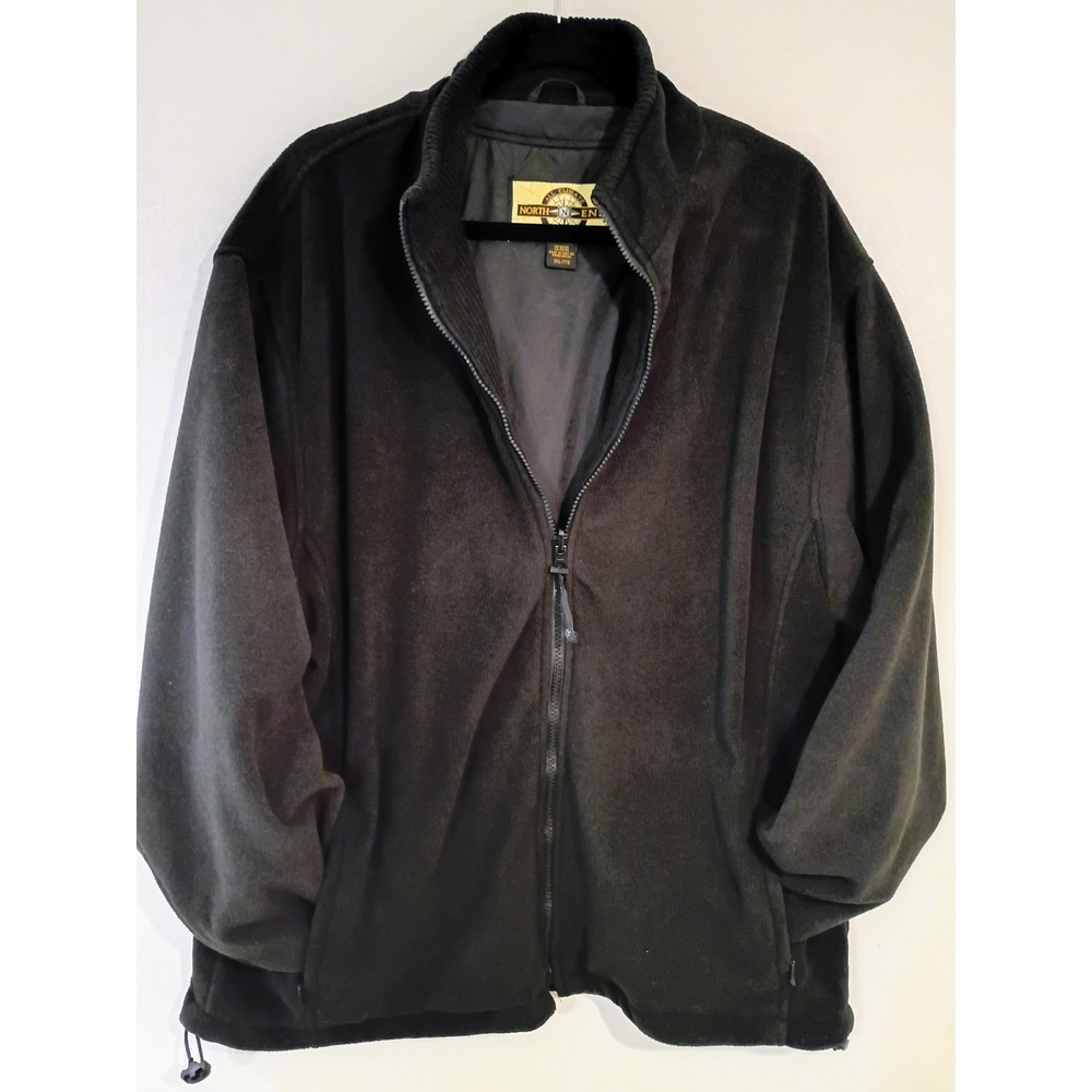 North End Wear All Climate Ladies Fleece‎ Jacket Zip Up Black XXL